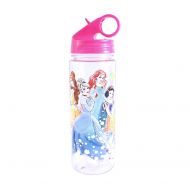 Silver Buffalo DN9864 Disney Princess Floral Group Tritan Water Bottle, 20-Ounces