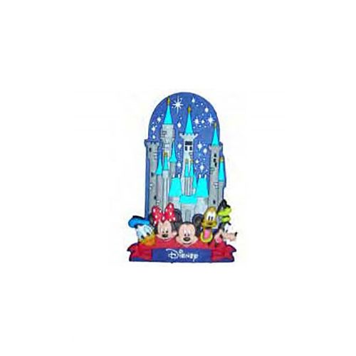 디즈니 Disney Mickey Mouse and Friends Castle Lasercut Rubber Refrigerator Magnet