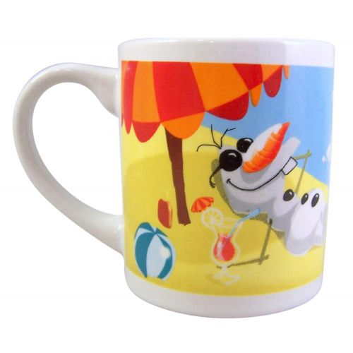 디즈니 Disney Frozen Olaf Chillin In The Sunshine Ceramic 3-piece Dinnerware Set - Plate, Bowl and Mug