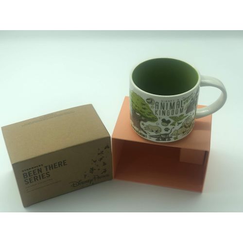 디즈니 Starbucks Been There Series - Disneys Animal Kingdom Mug, 14 Fl Oz