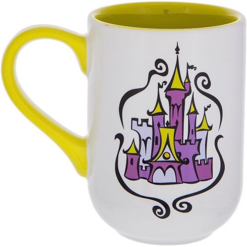 디즈니 Disney Parks Dopey from Snow White Castle Mug Yellow Handle and Inside New