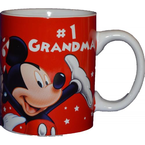 디즈니 Authentic Disney Mickey Mouse & Friends #1 Grandma 11oz Coffee Mug Cup White