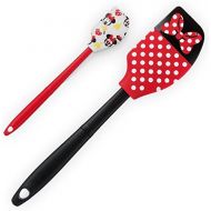 Disney Parks Minnie Mouse Polka Dot Bow Emoji Spatula Set of 2