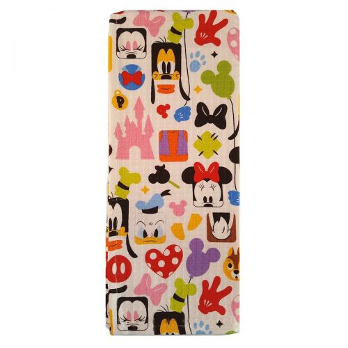 디즈니 Disney Parks Mickey Mouse and Friends Colorful Kitchen Towel Set of 2 NEW