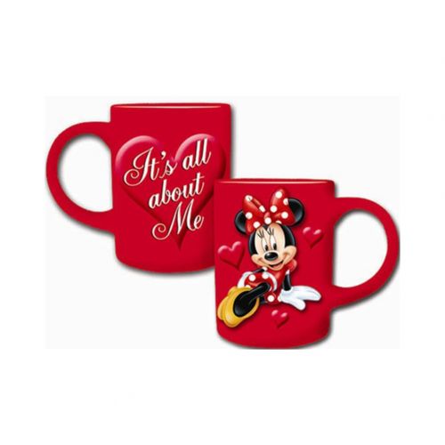 디즈니 Disney Minnie Mouse All About Me 14oz. Ceramic Mug