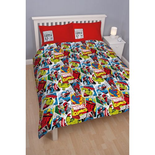 디즈니 Disney Marvel Comics Reversible Double Duvet