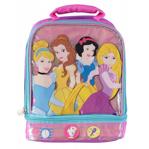 디즈니 Disney Princess Dual Dome Lunchbag (Princess Pink)