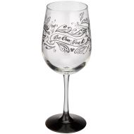 Disney Be My Guest White Wine Glass Part of the Beauty and the Beast Collection