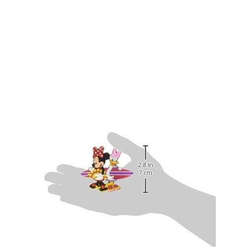 디즈니 Disney 85171 Minnie Mouse Daisy Duck Surfer Rubber Refrigerator magnet, one size, multi color