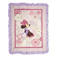 Disney Minnie Mouse Butterfly Dreams Crib Quilted Appliqued Comforter