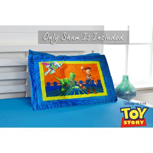 디즈니 Disney Pixar Toy Story Standard Cotton Pillow Sham From the Buzz Lightyear Bedding Collection (1 Sham)