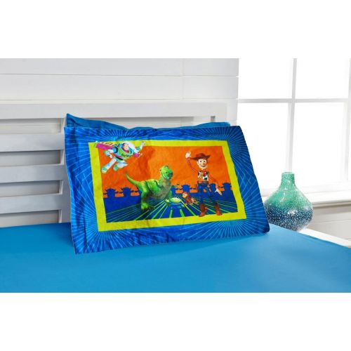 디즈니 Disney Pixar Toy Story Standard Cotton Pillow Sham From the Buzz Lightyear Bedding Collection (1 Sham)