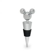 Disney Parks Mickey Ears Icon Silver Stainless Steel Bottle Wine Stopper Exclusive