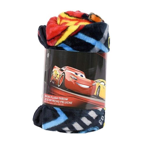 디즈니 Disney Cars 3 Micro Plush Throw Kids Blanket for Boys - 50 x 60 Inch [Rust-eze]