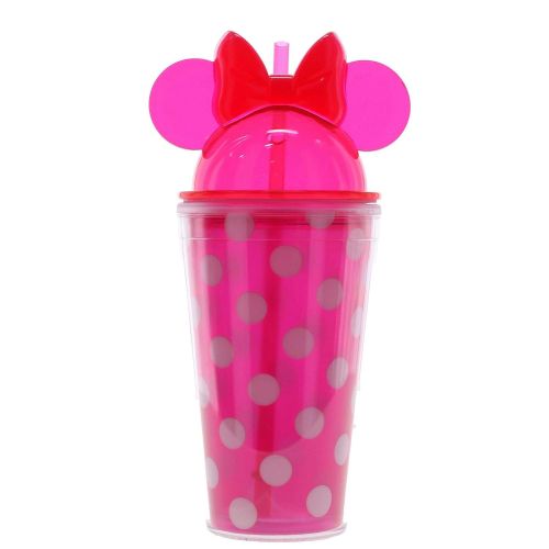 디즈니 Disney Minnie Mouse Ear Polka Dot Tumbler, Pink