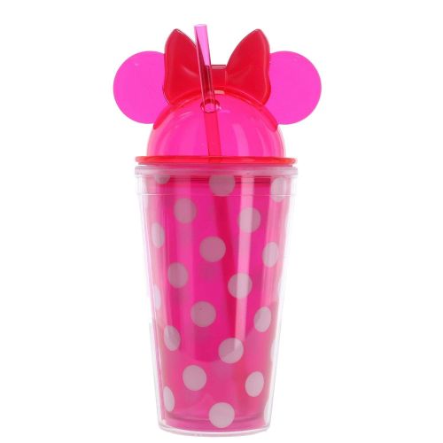 디즈니 Disney Minnie Mouse Ear Polka Dot Tumbler, Pink