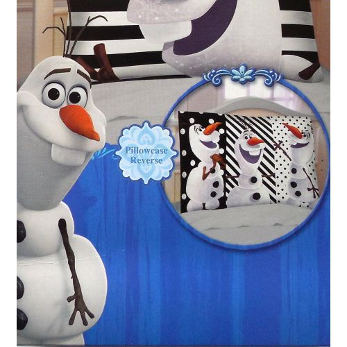 디즈니 Disneys Frozen Reversible Olaf Pillowcase