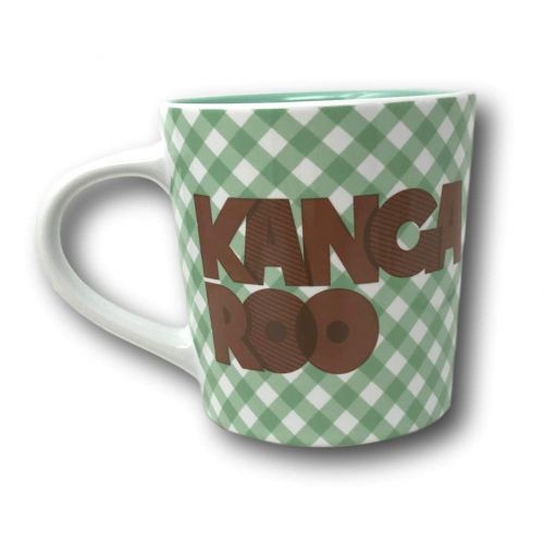 디즈니 Disney - Checkered Mug set of 4; Pooh, Eeyore, Tigger and Kanga Roo 8 oz