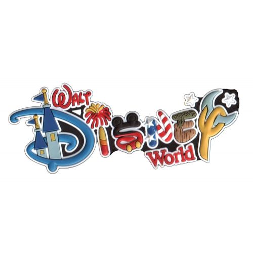디즈니 Disney Soft Touch Magnet - Walt Disney World - Letters