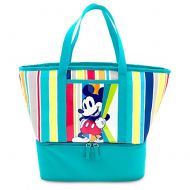 Disney Store Mickey Mouse Zip Cooler Bag Lunch Tote Summer Fun Teal Green 2016