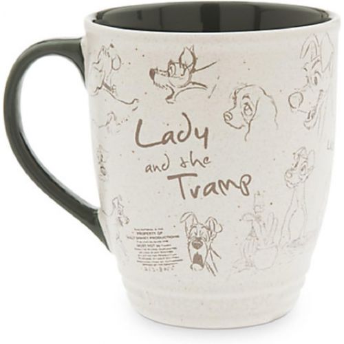 디즈니 Disney Store Lady and the Tramp Classic Coffee Mug Cup