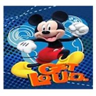 Disney Mickey Mouse, Donald Duck, Goofy, and Pluto Super Soft Plush Oversized Twin Size Blanket Get Loud