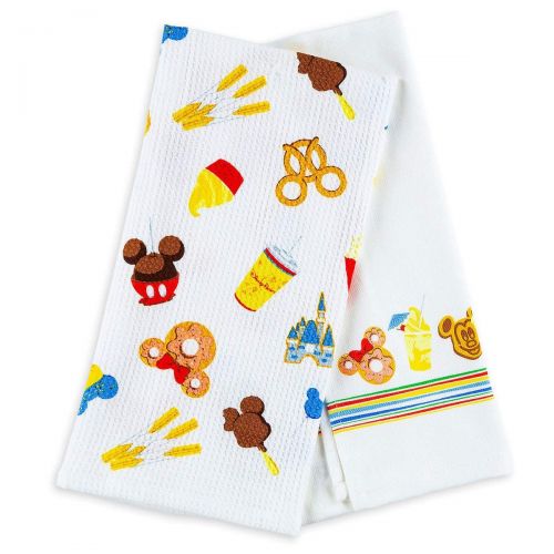 디즈니 Disney Parks Authentic Food Icons Kitchen Towel Set