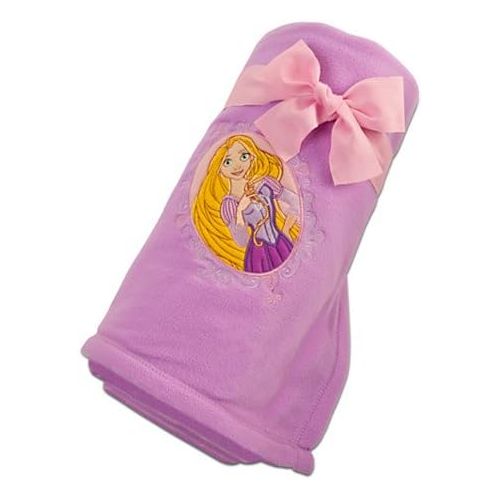 디즈니 Disney Rapunzel Throw Blanket Fleece Embroidered 60 X 50 Tangled Rapunzel