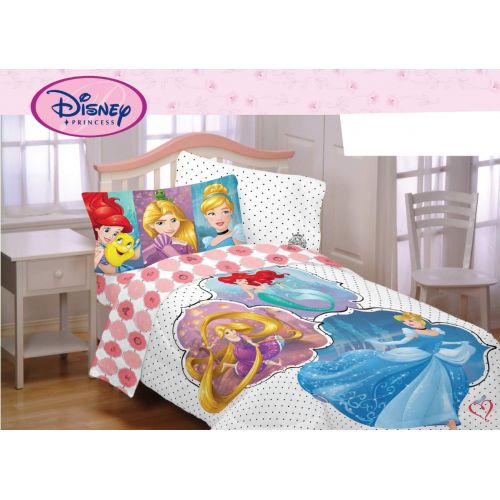 디즈니 Disney Princess Comforter Twin Full Mermaid Ariel Tangled Cinderella