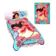 Disney Elena of Avalor - Plush Twin Bed Blanket in Multicolored (62 in x 90 in ) - Soft, Colorful and Fun, this Blanket Offers Endless Comfort and a bit of Enchantment.