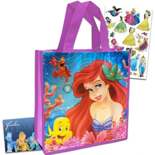 디즈니 Disney Princesses Reusable Pink Tote Bag 14x15 Grocery Size