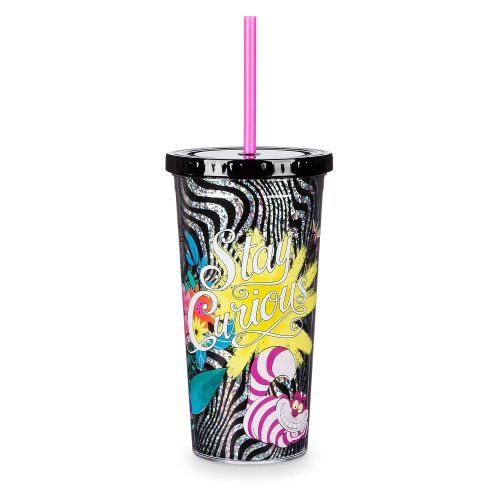 디즈니 Disney Alice in Wonderland Tumbler with Straw - Large