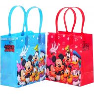 [가격문의]Disney Mickey Mouse and Friends Character 12 Premium Quality Party Favor Reusable Goodie Small Gift Bags