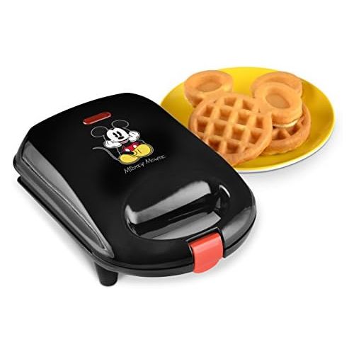 디즈니 Disney DCM-9 Mickey Mini Waffle Maker, Black