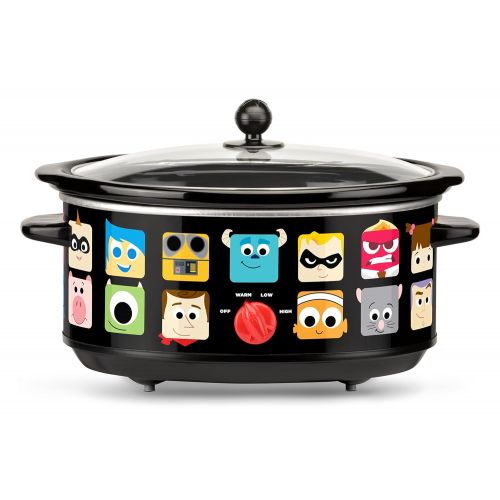 디즈니 Disney DPX-7 Pixar Slow Cooker, 7 quart, Black