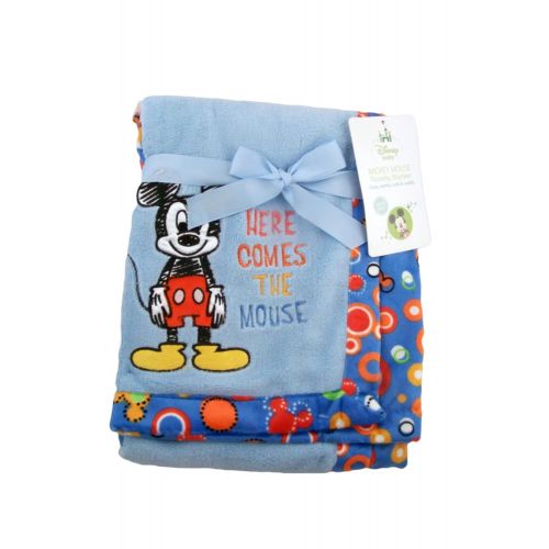 디즈니 Disney Mickey Mouse Novelty Baby Blanket Fleece, gs70498