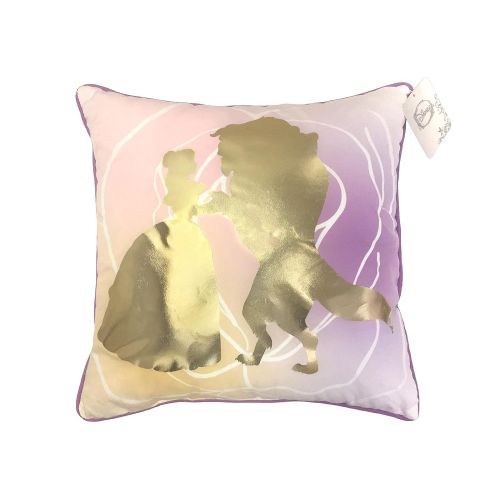 디즈니 Disney Princess Beauty & the Beast Belle En Rose 16 Inch x 16 Inch Decorative Toss/Throw Pillow (Official Product)