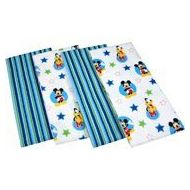 Disney Baby Mickey Mouse Best Friends Flannels, Set of 4