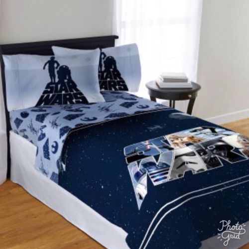 디즈니 Disney Star Wars Kids 3 Piece Twin Sheet Set with Sheets and Pillow Case