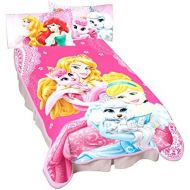 Disney Princesses Palace Pets Wonderful Love Microraschel Blanket, 62 x 90