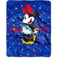 Disney Minnie Mouse Rock the Dots 40 x 50 Silky Soft Throw