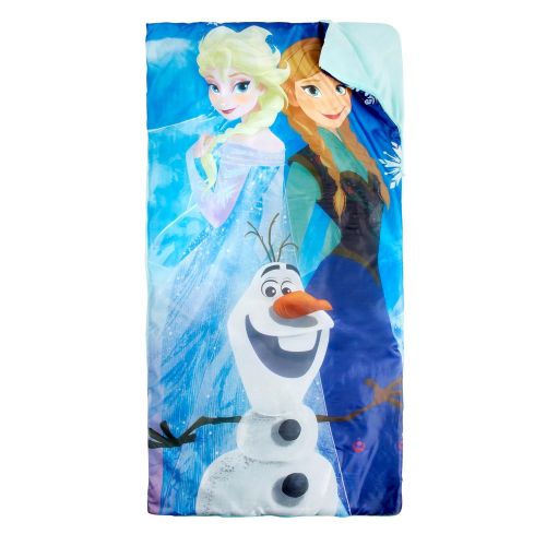 디즈니 Disney Frozen Elsa Anna and Olaf Sleeping Bag and Sling Set