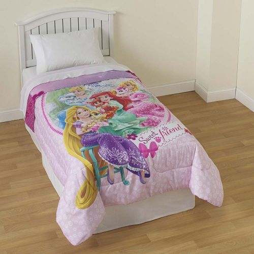 디즈니 Disney Princess Palace Pets 4pc Twin Sheet and Comforter Bedding Set