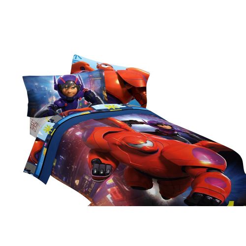 디즈니 Disney Big Hero 6 72 x 86 Microfiber Comforter, Twin/Full