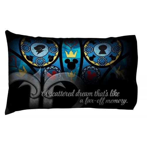 디즈니 Disney Kingdom Hearts Stained 2 Pack Reversible Pillow Cases