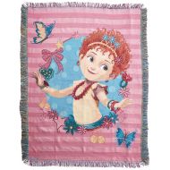 Disneys Fancy Nancy, Mademoiselle Woven Tapestry Throw Blanket, 48 x 60, Multi Color