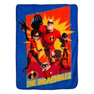 Disney-Pixars Incredibles 2, Family Heroes Micro Raschel Throw Blanket, 46 x 60, Multi Color