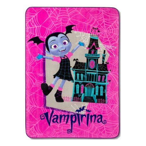 디즈니 Disney Vampirina Large Plush Blanket 62 x 90 (Twin Size)