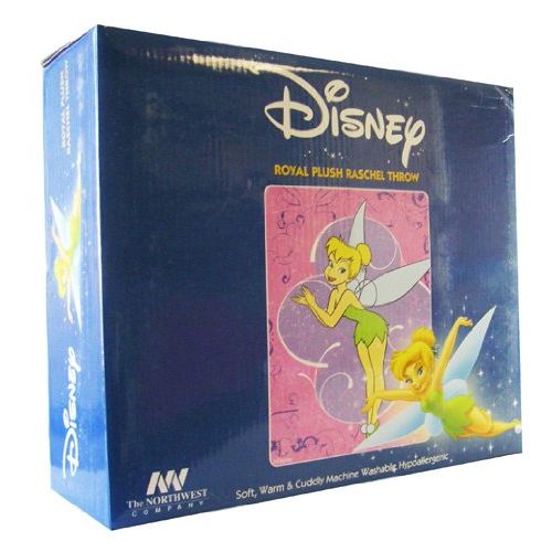 디즈니 Disney Tinker Bell Blanket - Tinkerbell Throw Blanket ( Think Of Pink )