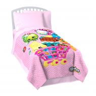 Disney Shopkins Shopping Cart Fun Fleece 62 X 90 Twin Blanket